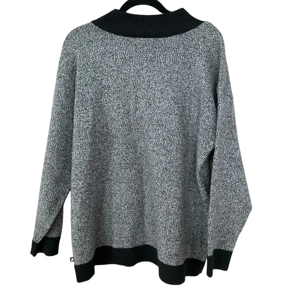 Karl Lagerfeld Paris Gray Sweater Size Large